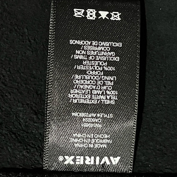 AVIREX leather jacket - Picture 8 of 15